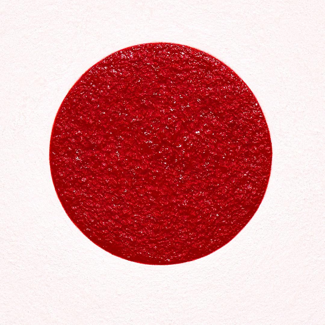 まると心で一つになるアート●〖太陽〗　がんどうあつし油絵画原画SM額付日の丸日本