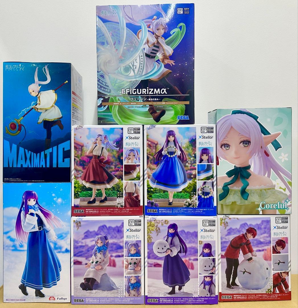 【最安　未開封新品】葬送のフリーレン　フィギュア9点セット　まとめ売り