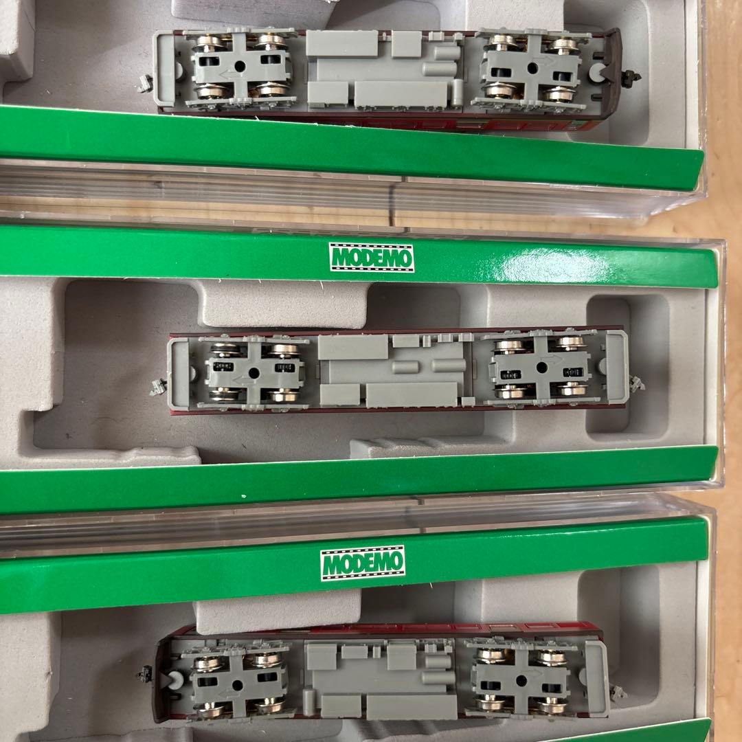 nゲージ モデモ 箱根登山鉄道 NT163 レーティッシュ塗装