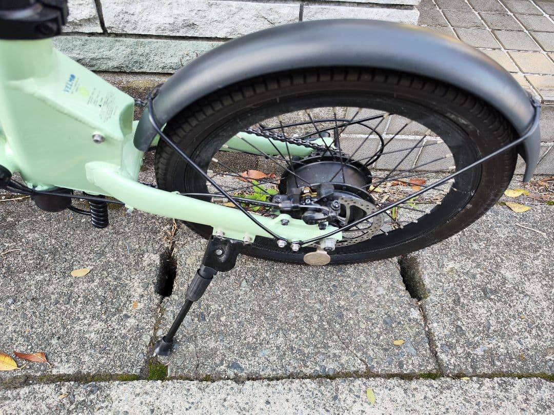 本州送料無料　VELMO Q2 電動アシスト自転車 ミントグリーン