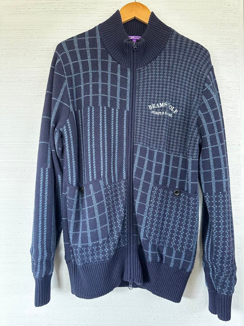 BEAMS GOLF PURPLE LABEL / ニットジップブルゾン