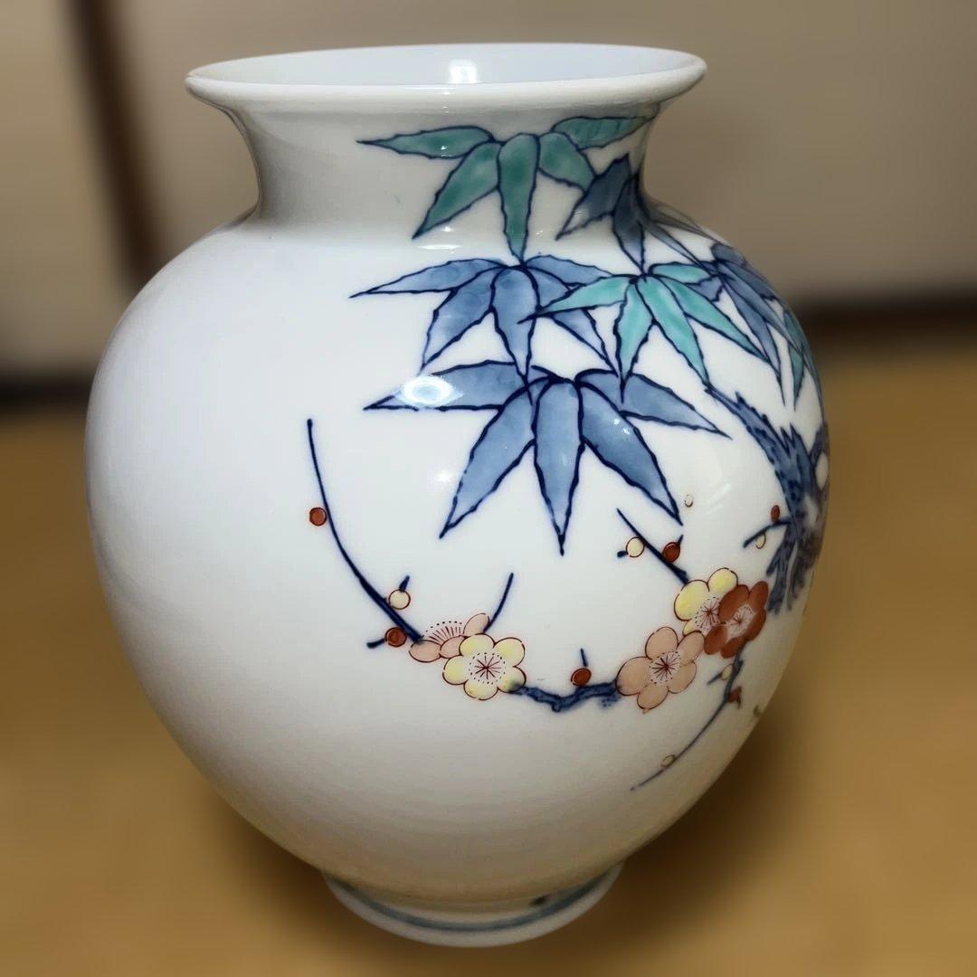 伊万里焼　壺　箱付
