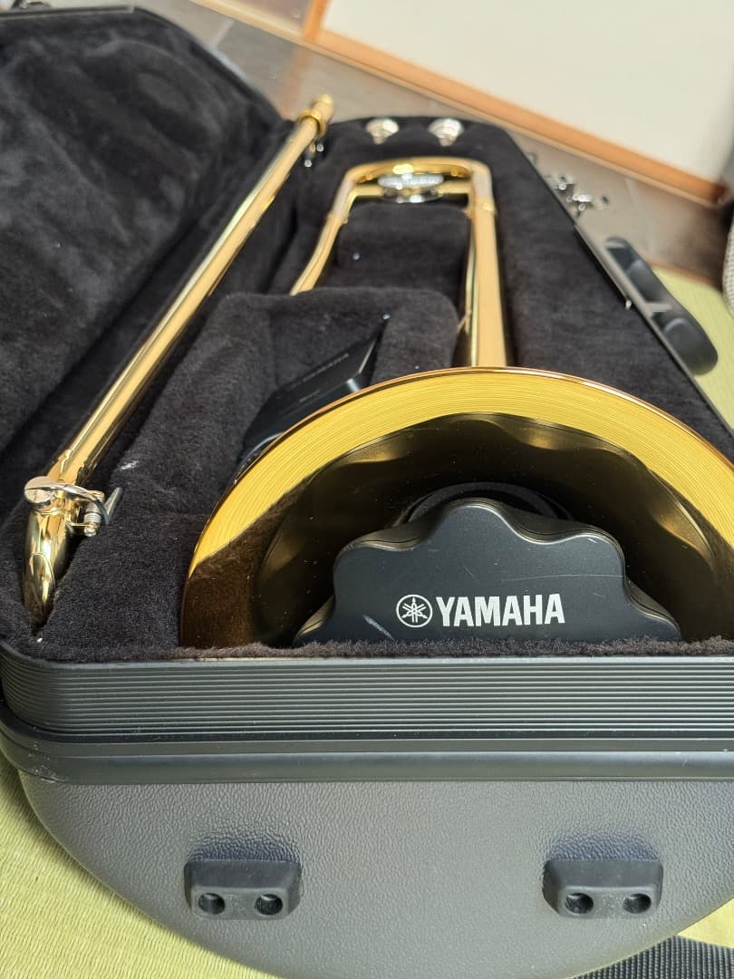 YAMAHA YSL-354 トロンボーン + サイレントブラスSB5X
