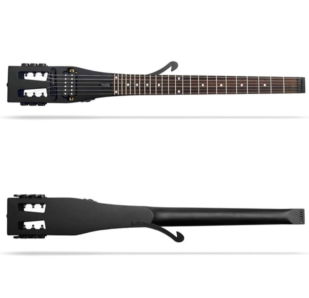 Anygig ポータブル　トラベルエレキギター 82CM 1.6KG ブラック