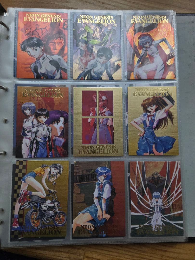 エヴァンゲリオンカードダスマスターズ２集フルコンプ品アルバム付き