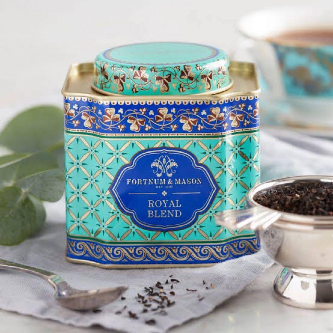 【新品未開封】FORTNUM&MASON 紅茶3缶 デコラティブ缶 日本未入荷