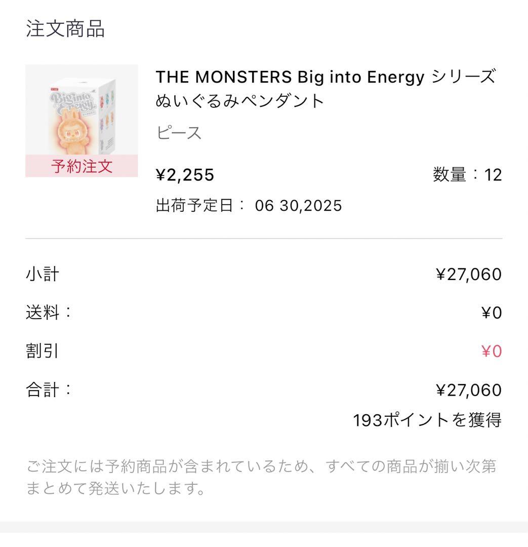 POP MART ぬいぐるみペンダント Big into Energy