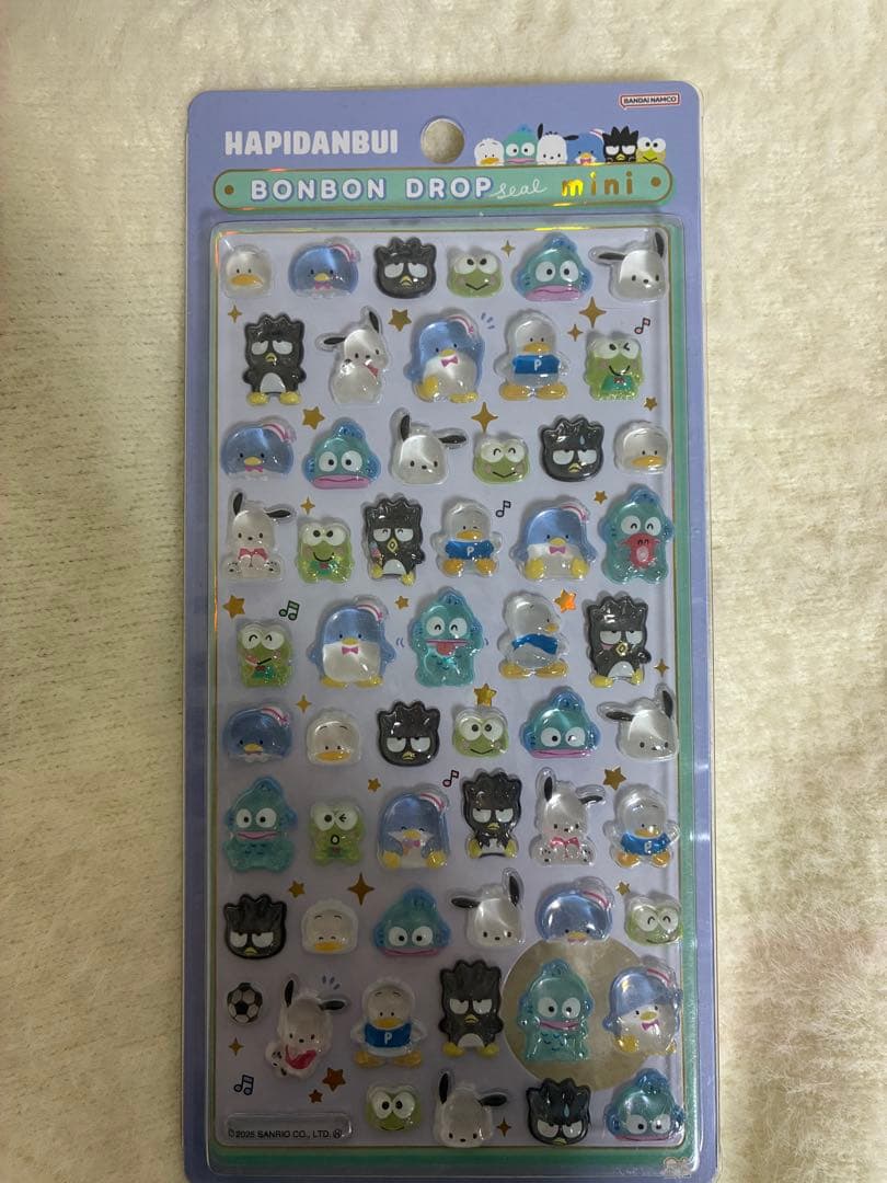 【正規品】ボンボンドロップミニ サンリオ＋しずくちゃん＋サンリオステッカー付き