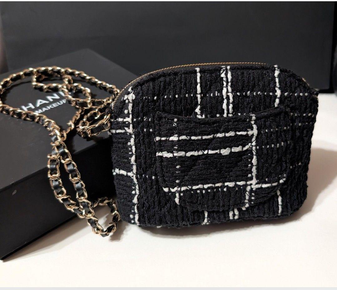 CHANEL ツイード チェーンショルダーバッグ