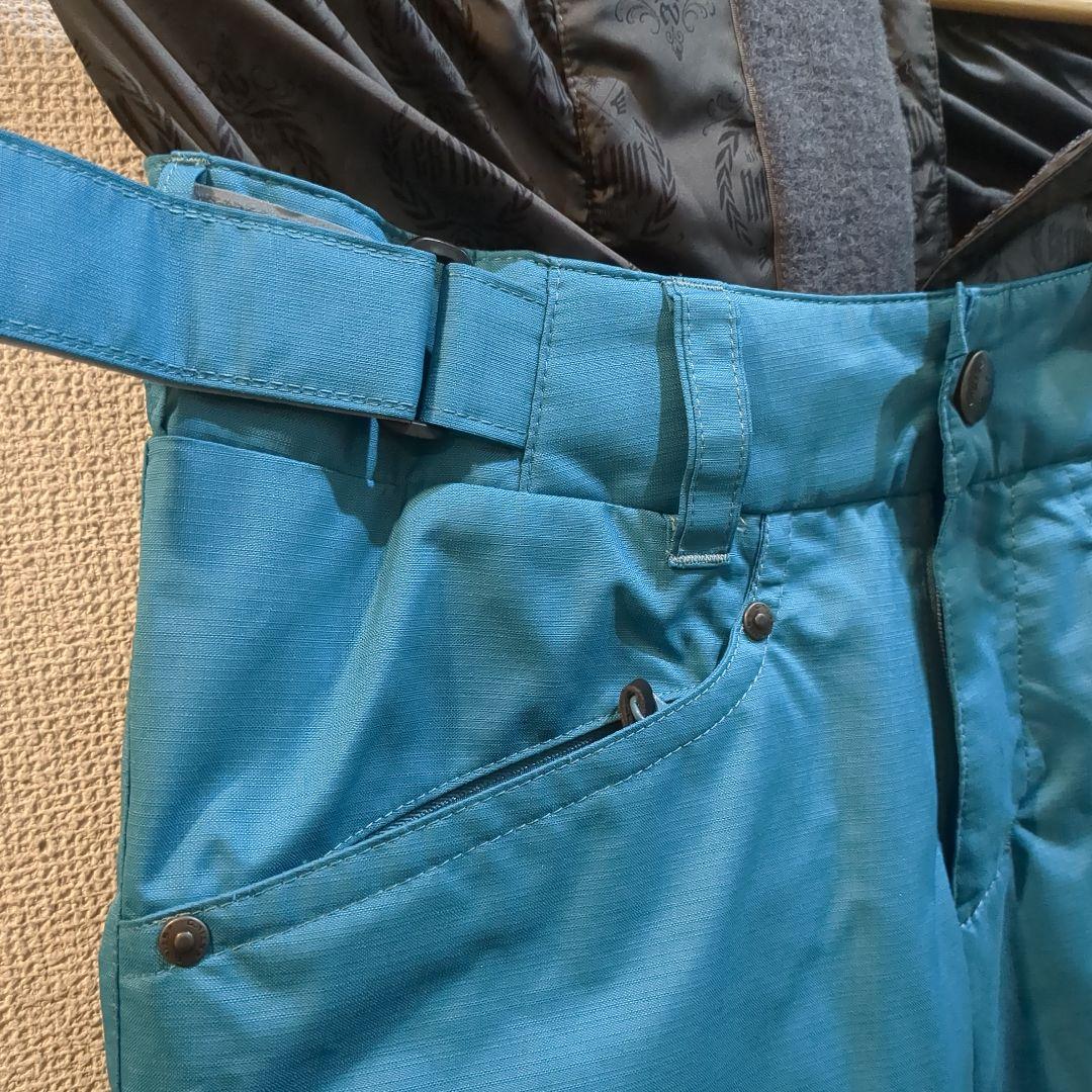 【最終処分1/31迄】美品SSTIVO スノーボードパンツ　MENS 青　S