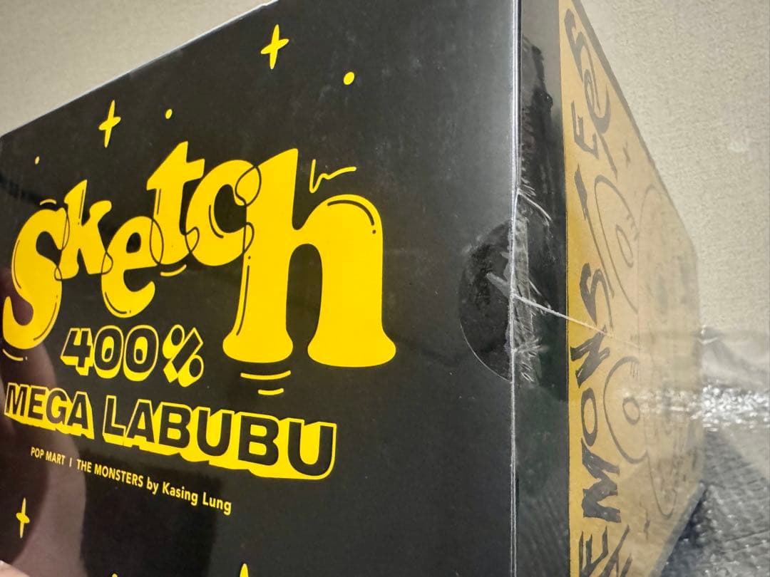 即日発送】POP MART MEGA LABUBU sketch 400%