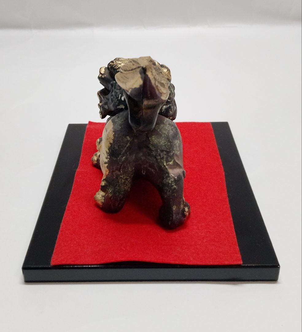 狛犬香炉 金属