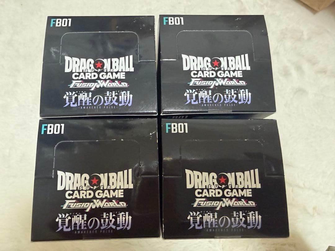 ドラゴンボールカードゲーム 新品未開封 覚醒の鼓動 4BOX