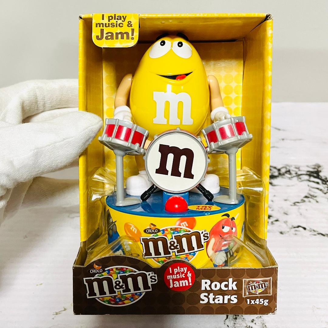 【新品電池入】m&m’s　サウンドフィギュア　ロックスター　3体セット　音楽あり