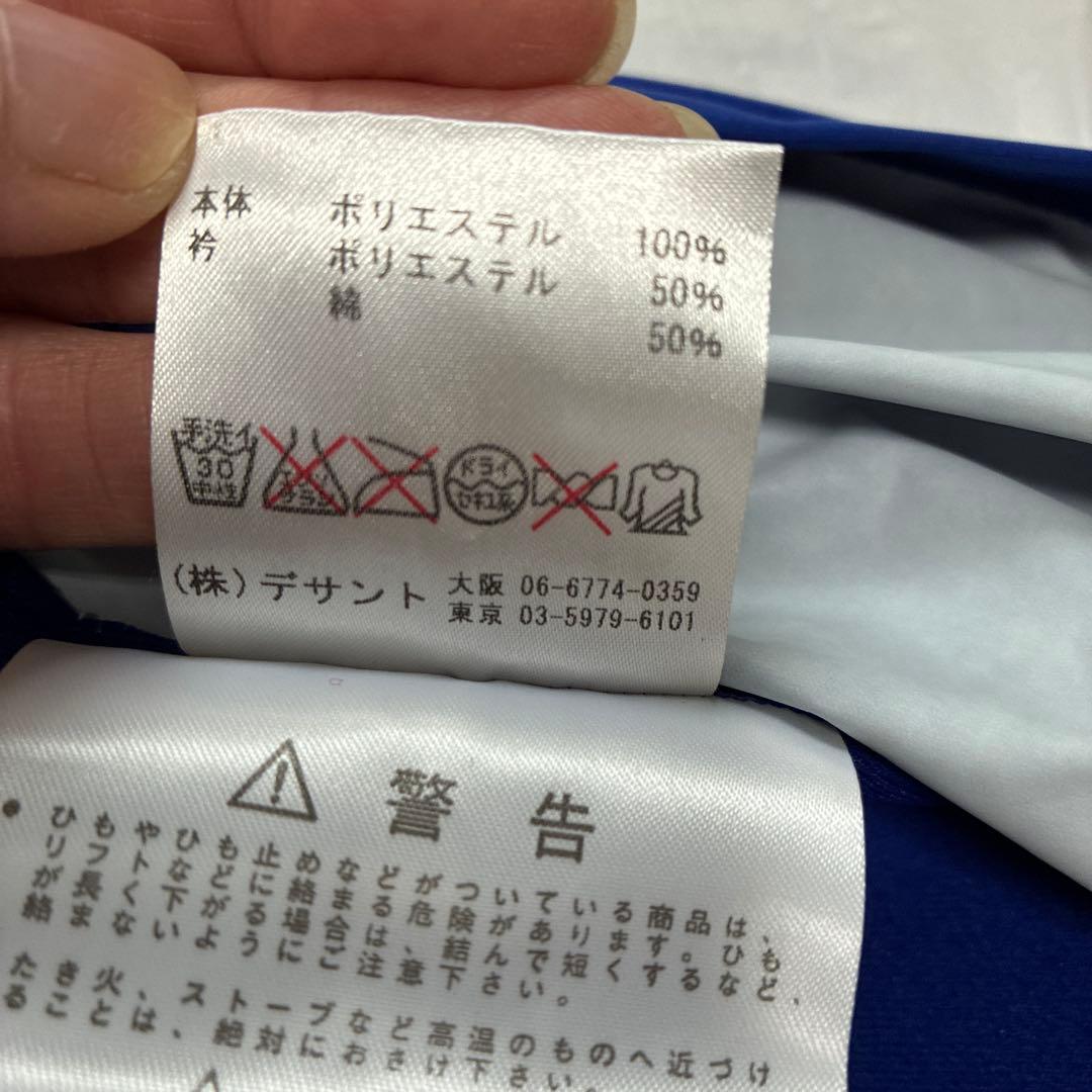 デサント　ウィンドブレーカー　日本ウェルネススポーツ大学　Lサイズ　ISHII入