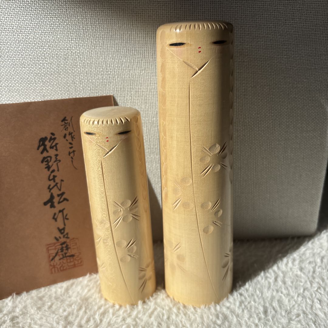 ヴィンテージ KANO 千代松 創作こけし 22cm 16cm