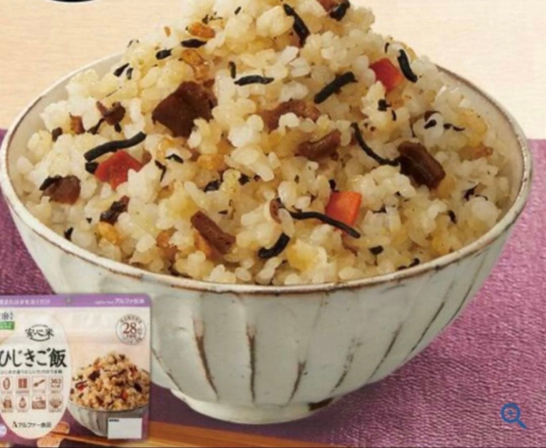 アルファ米　安心米　ひじきご飯　50食　非常食