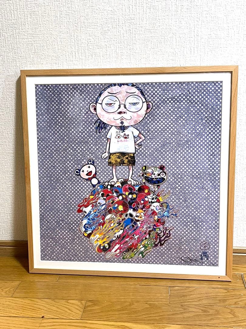 村上隆　オリジナルキャラクター イラスト ポースターアート