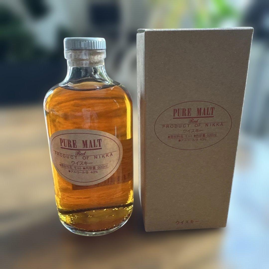 ニッカ蒸溜所限定品Pure Malt Red &Black 500ml