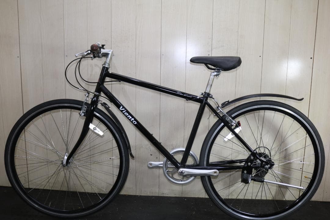 アニマートVIENTO 700C シマノ7速 430mm BLACKクロスバイク