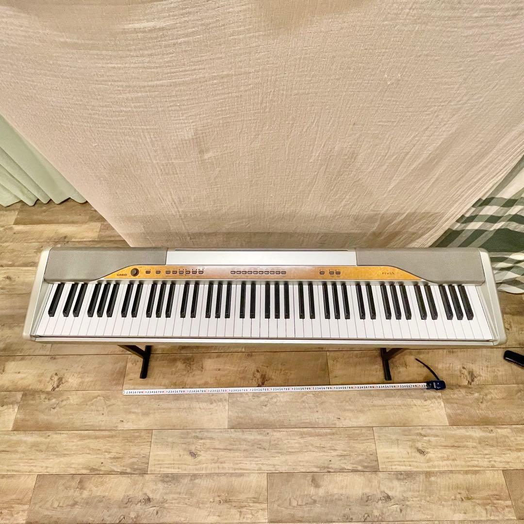 【CASIO】電子ピアノPX-110 【Privia】折り畳み脚付き 動作確認済