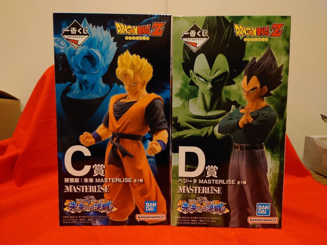 ドラゴンボール　一番くじ　未来への決闘　A、C、D、E、ラストワン5体セット
