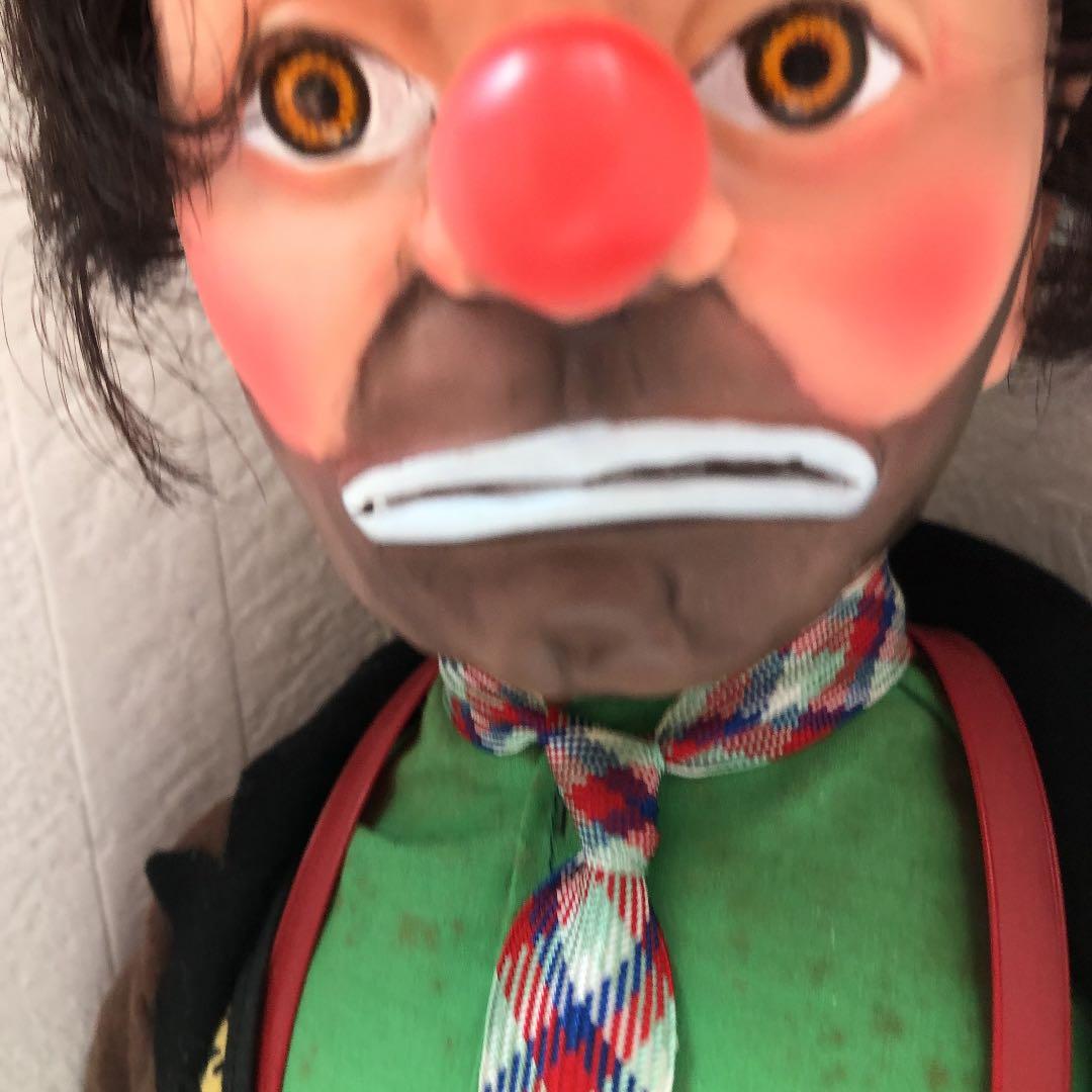 50s Vintage Emmett Kelly Clown Doll箱あり