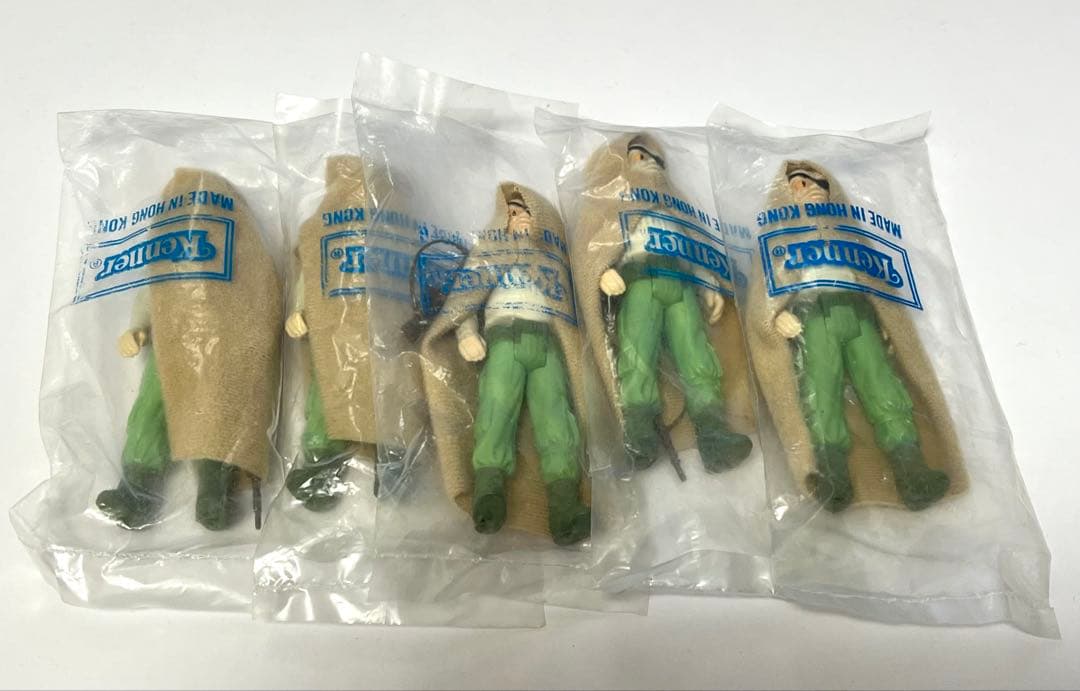 5体まとめて！【1980年代オールドケナー未開封】ROTJ Prune Face