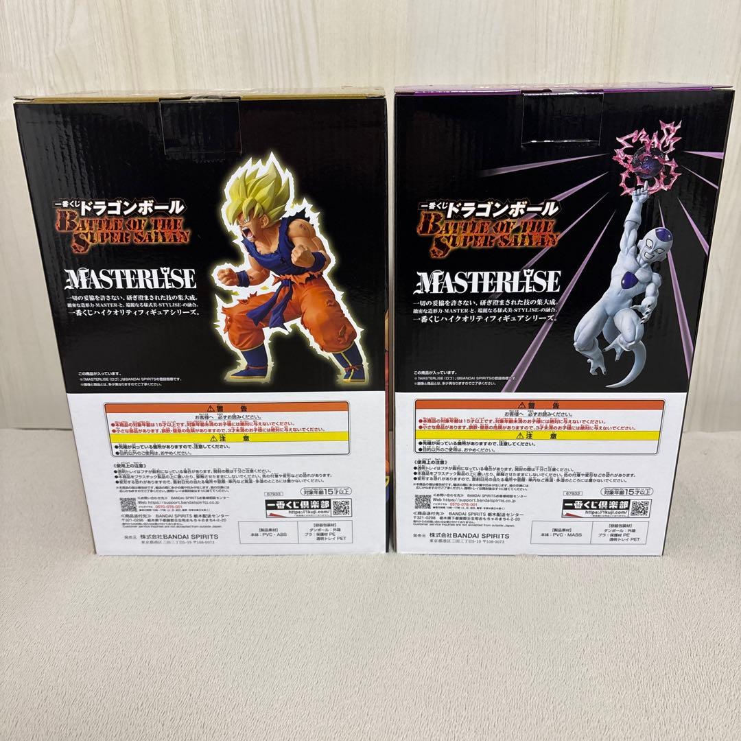 ドラゴンボール　一番くじ　B賞　超サイヤ人孫悟空　C賞　フリーザ　新品未開封