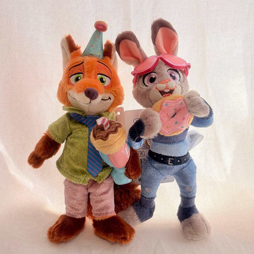 10th ズートピアセット　ニック　ジュディ　クロウハウザー