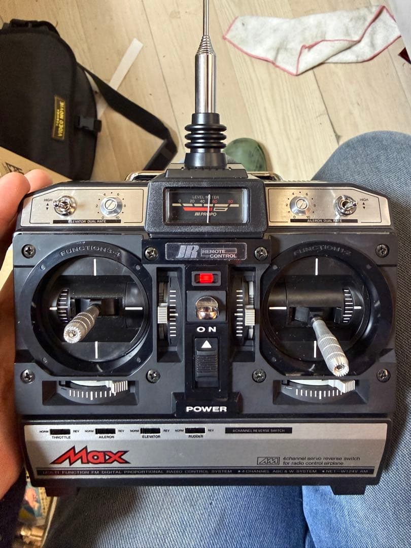 JR PROPO MAX AM NET-W124V 4ch プロポ 40MHz