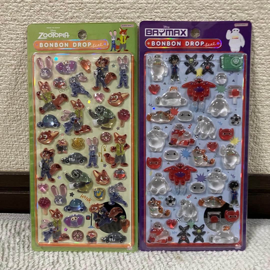 【国内正規品】 ディズニー ボンボンドロップシール 第2弾 8種セット