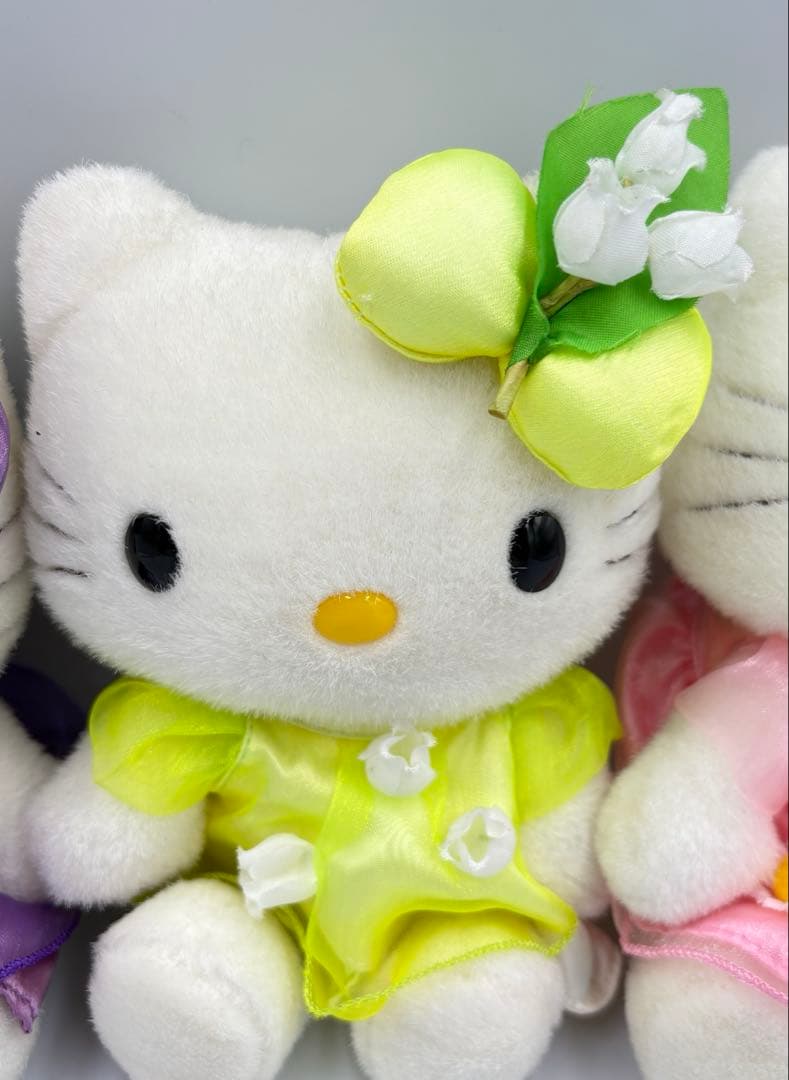 サンリオ　レトロ　ハローキティ　花占い　ぬいぐるみ　5種セット