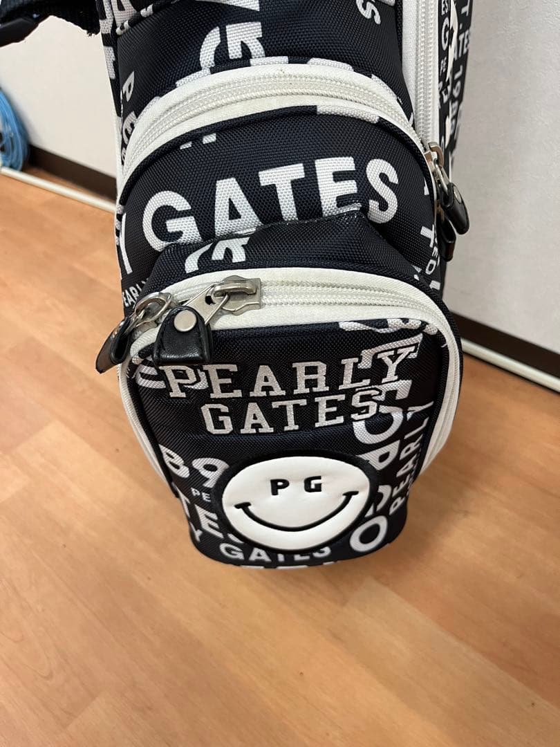 PEARLY GATES ゴルフバッグ 89 ブラック/ホワイト
