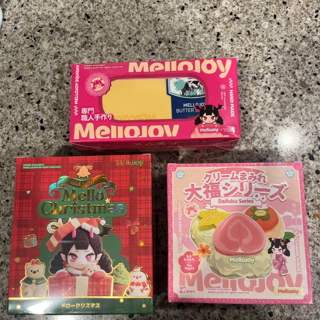 新品　未開封 mellojoy メロジョイ 大福　新バター　メロークリスマス