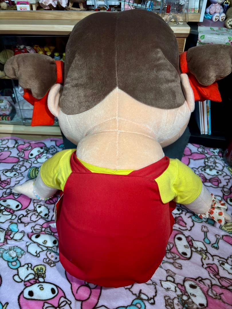 不二家ぺこちゃん　シリアルナンバー入り大型ぬいぐるみ