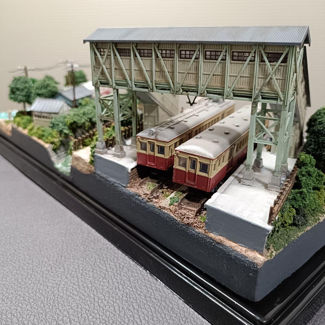 No.55鉄道Nゲージジオラマ車両、バス、車付き