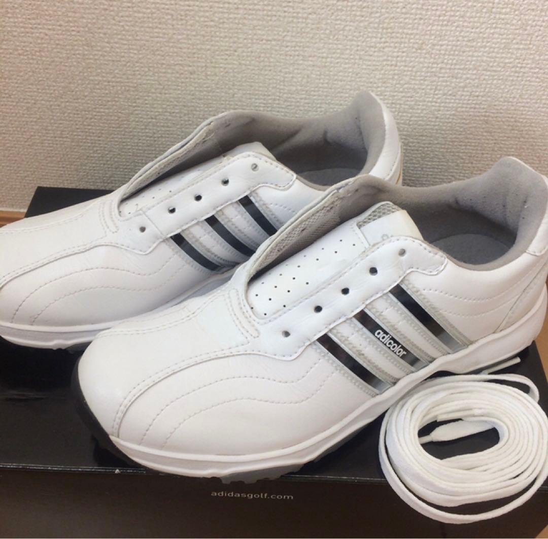 新品同様★アディダスゴルフシューズ★レディース★23cmセンチ