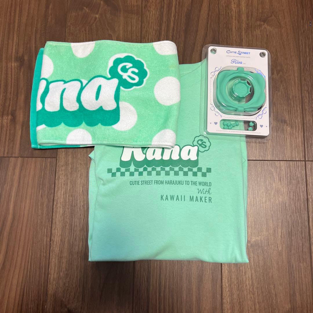 CUTIESTREET 板倉可奈　キュースト　タオル　Tシャツ　ペンライトパーツ