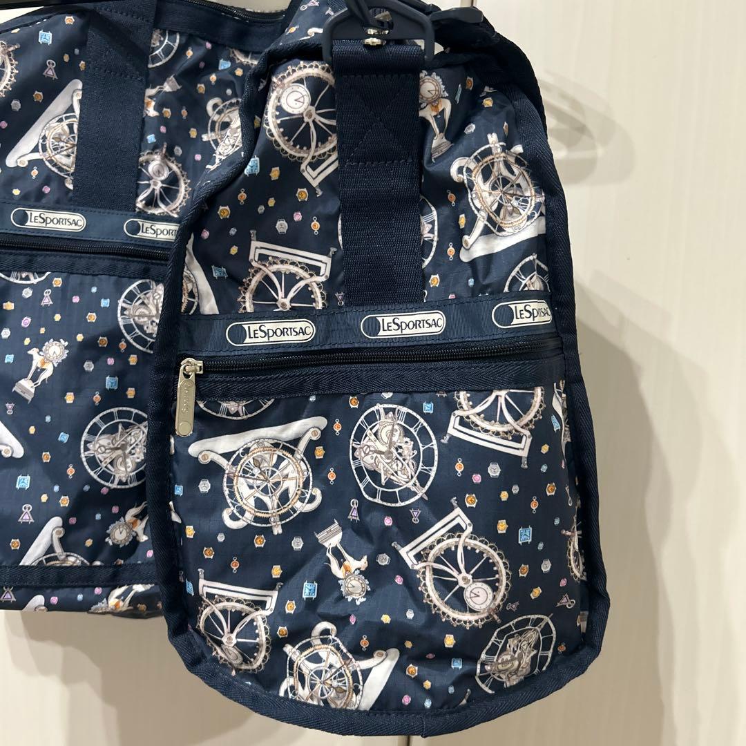 ❤︎SALE❤︎美品レスポートサック　コラボ品　ネイビー