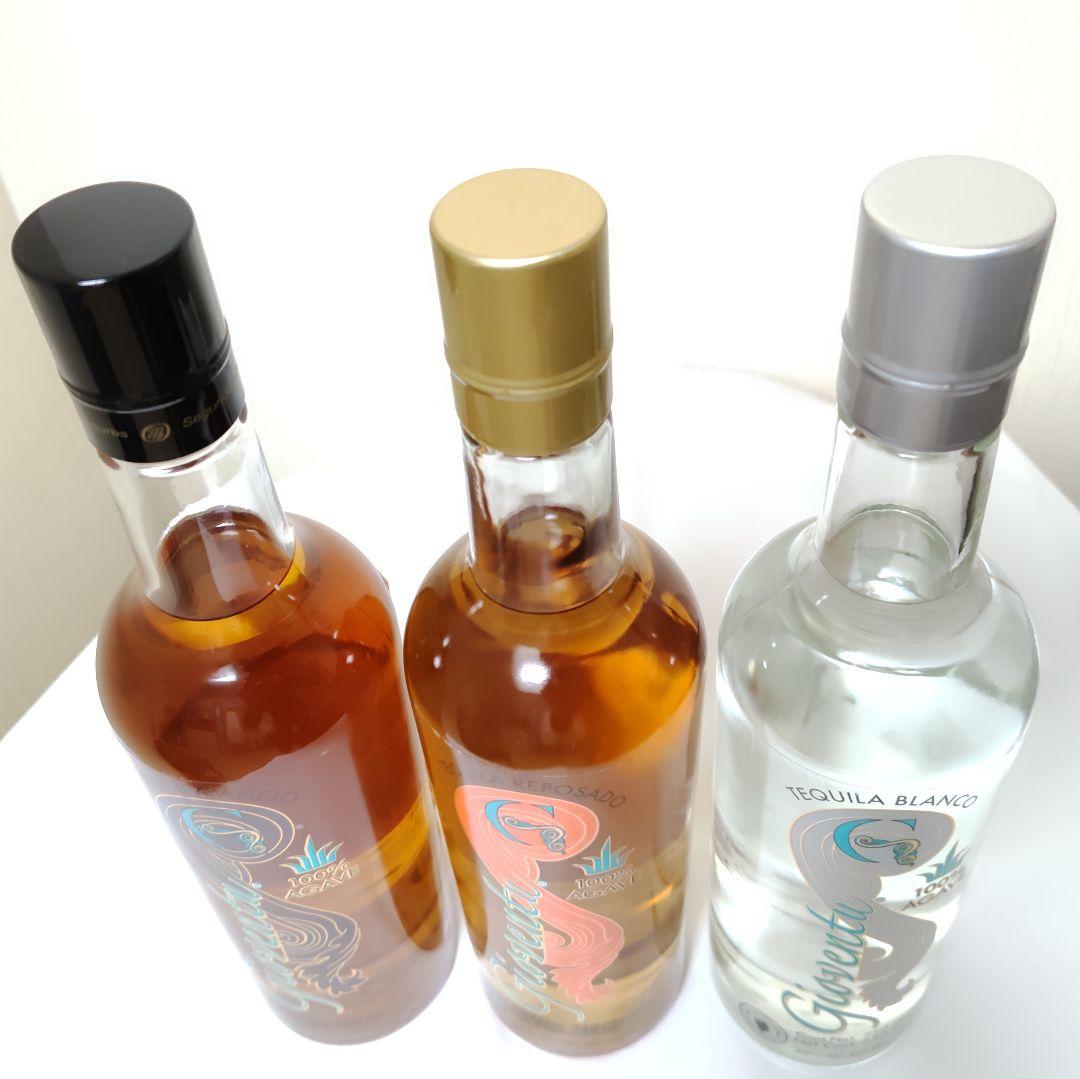TEQUILA GIOVENTU アネホ レポサド ブランコ 3本セットテキーラ