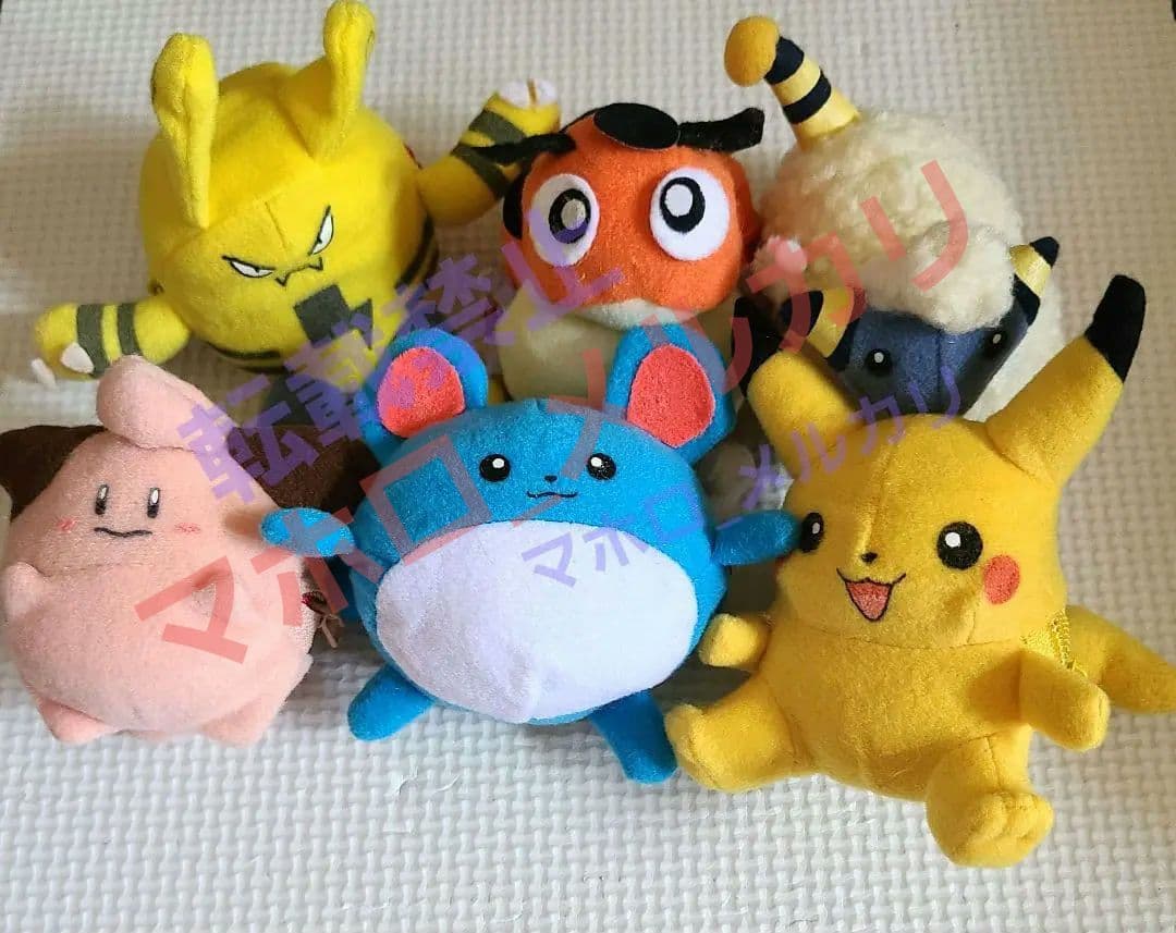くるりんマスコット　ピカチュウなど　ポケモン　6種セット