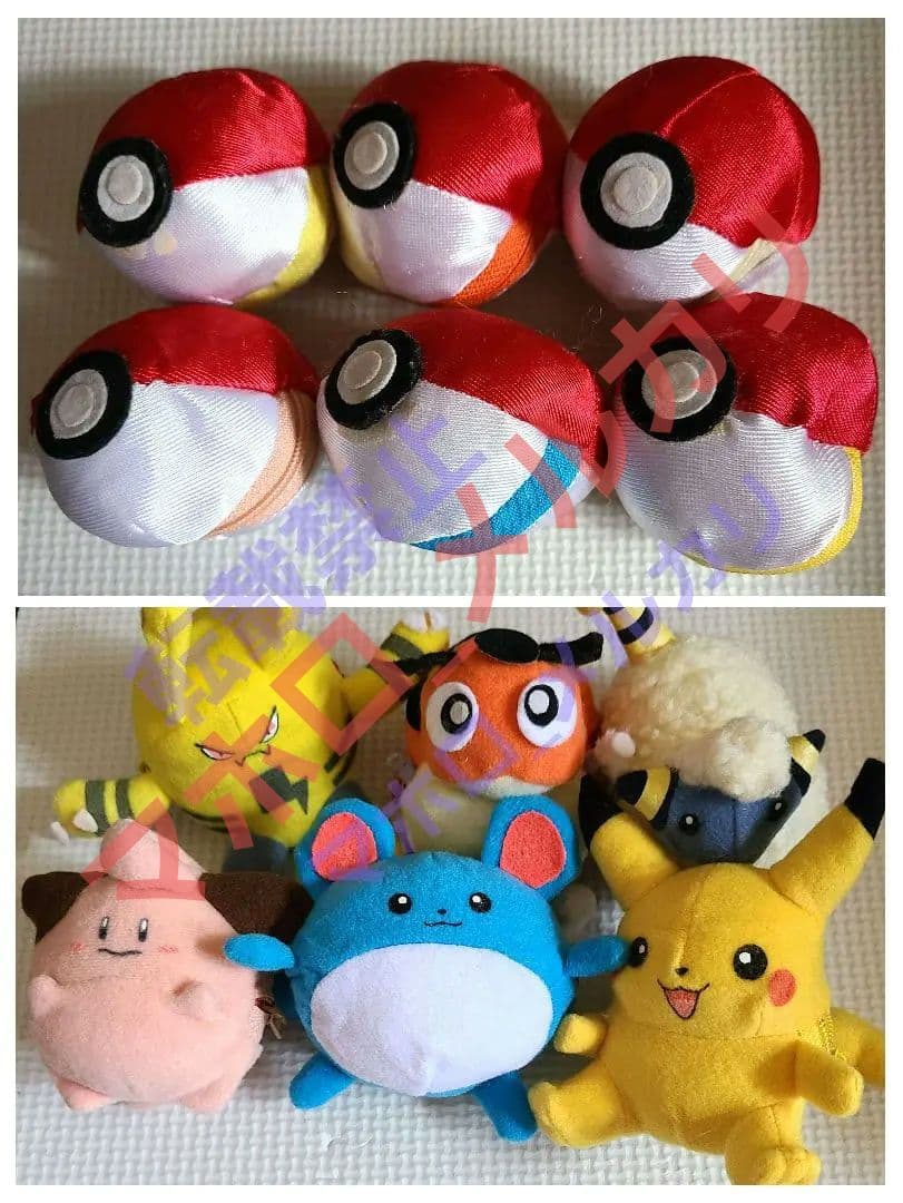 くるりんマスコット　ピカチュウなど　ポケモン　6種セット