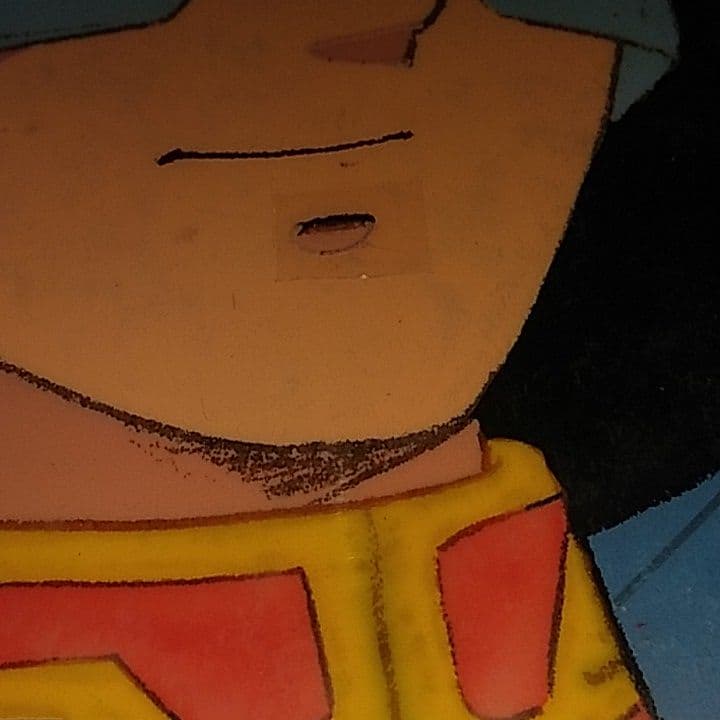 機動戦士ガンダム　シャア・アズナブル　セル画　背景付き