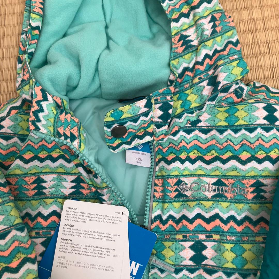 新品⭐︎Columbia 子ども用ウェアセット ターコイズ