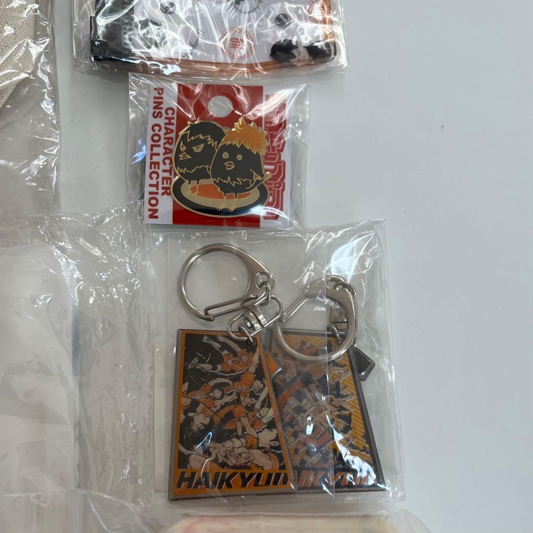 ハイキュー　しまだマート　エコバッグ　トートバッグ　かぷばっく　ピンズ　アベイル
