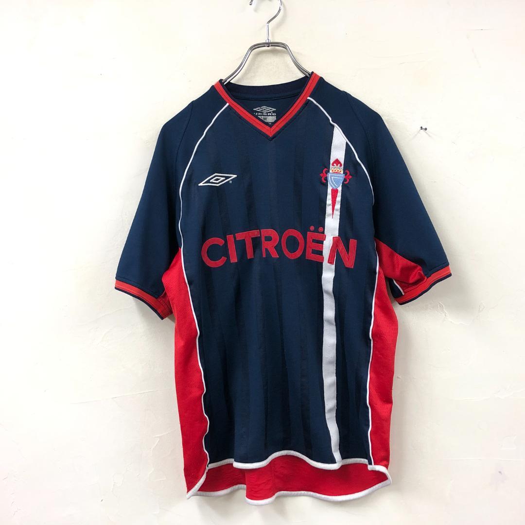 old UMBRO セルタ・デ・ビーゴ ゲームシャツ 01~03年 古着