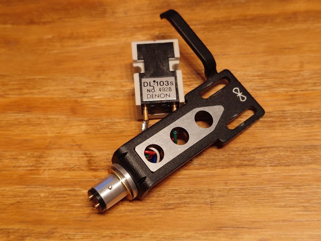 DENON DL-103s MCカートリッジ ＋ SMEヘッドシェル 針折れ品