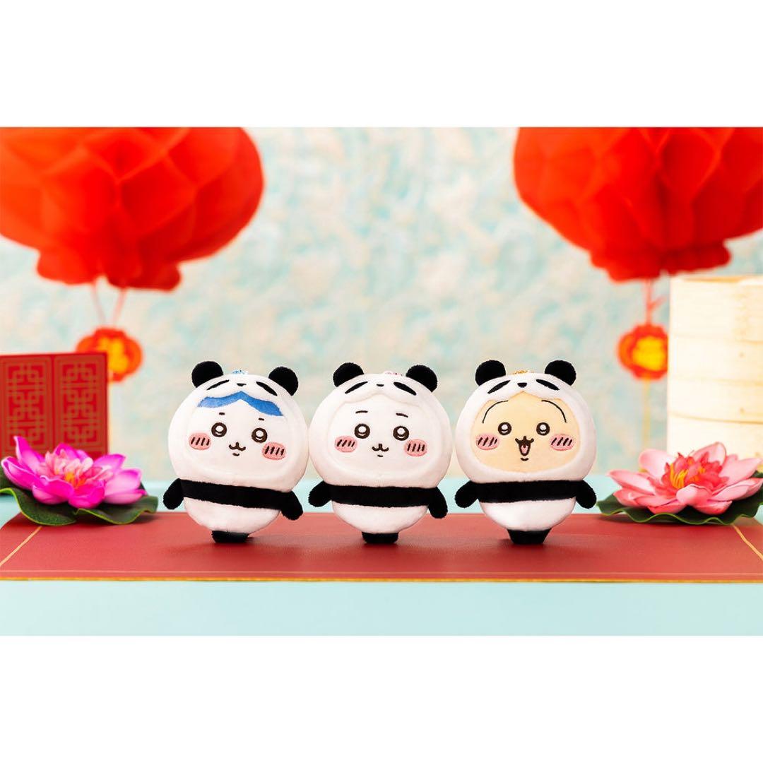 ちいかわ パンダ ぬいぐるみ マスコット 6種セット ハチワレ うさぎ 新品