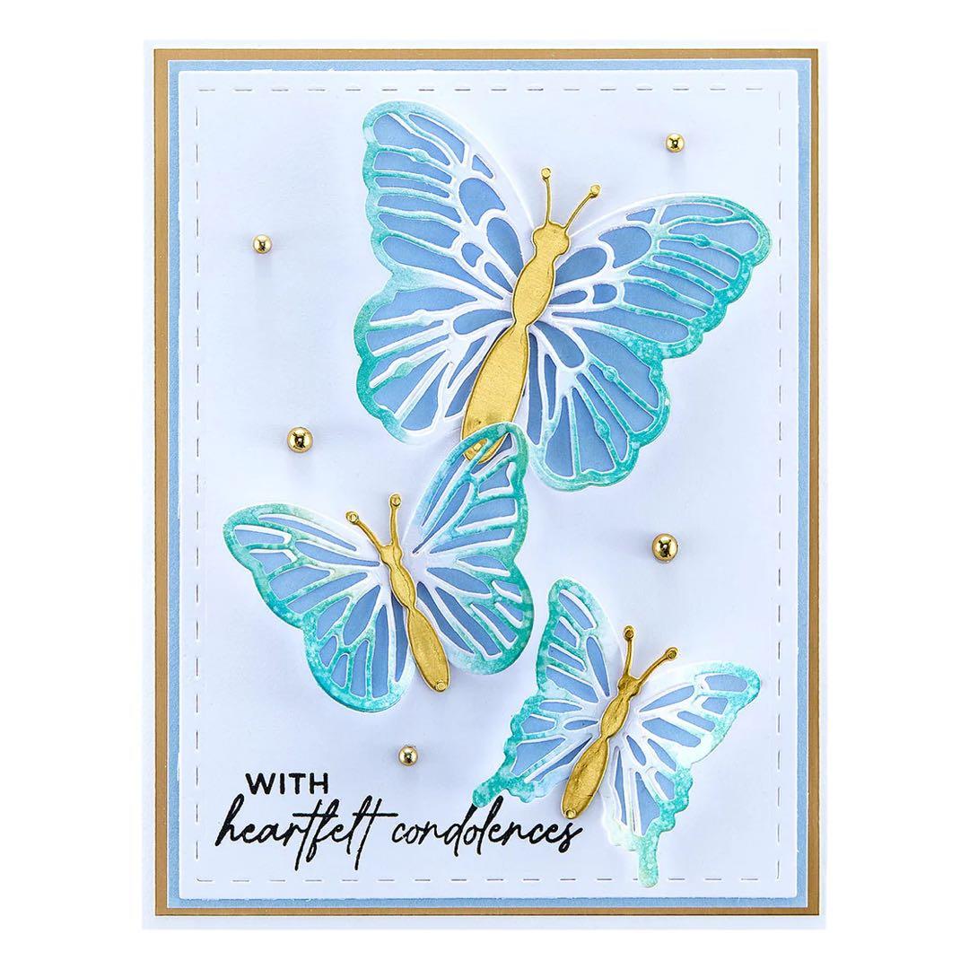 スペルバインダーズ Butterfliesカッティングダイ #987